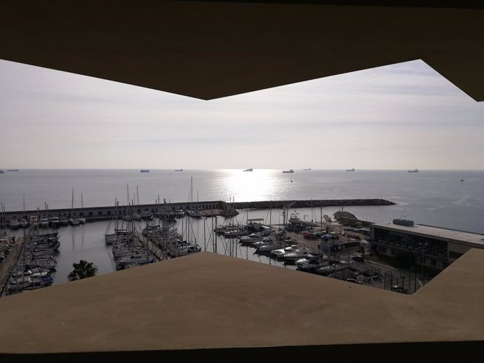 Vista des de la seu de l'Autoritat Porturia de Tarragona