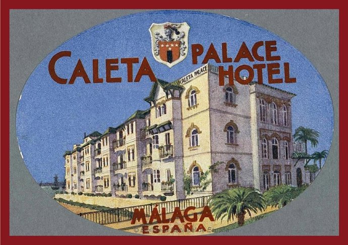 Cartel del Hotel Caleta Palace