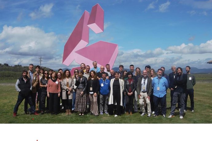 Imagen del encuentro entre la Asociación de Productoras de Cine Publicitario y del sector audiovisual de Navarra