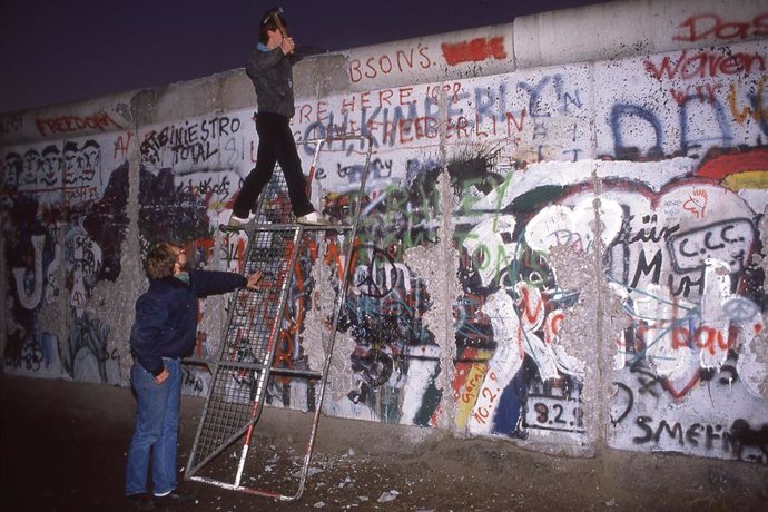 Archivo - Muro de Berlín, imagen de archivo.