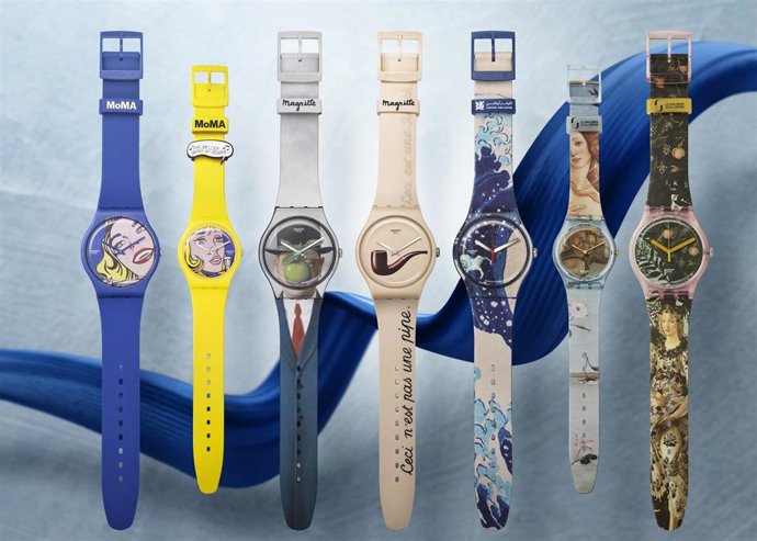 Swatch lanza su colección cápsula Art Journey, con relojes que recrean la obra de artistas tan importantes como Botticelli, Magritte o Lichtenstein