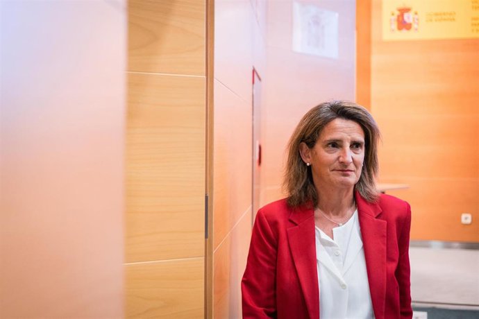 La vicepresidenta y ministra para la Transición Ecológica y Reto Demográfico, Teresa Ribera.