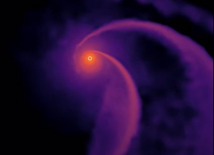 Simulación para el estudio del encuentro entre una estrella extraviada y un agujero negro de masa intermedia