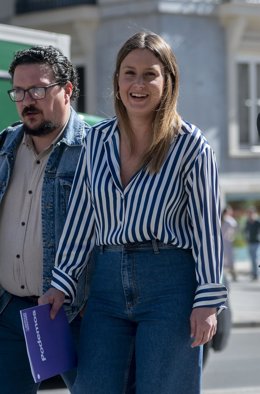 La  portavoz de Podemos y candidata a la Presidencia de la Comunidad de Madrid, Alejandra Jacinto