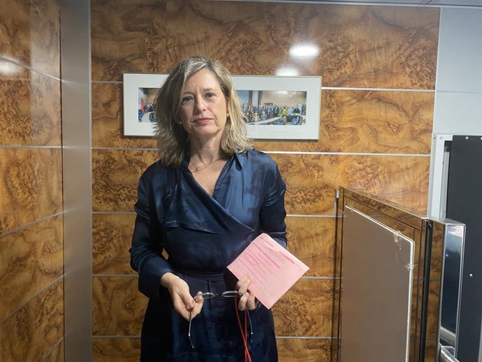 La presidenta de la CHE, María Dolores Pascual.