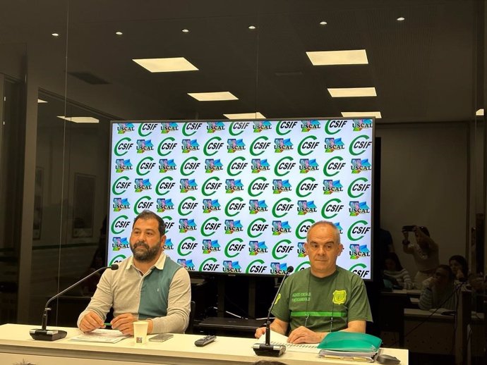 Csif y Uscal valoran en rueda de prensa el decreto de medidas urgentes sobre prevención de incendios forestales.