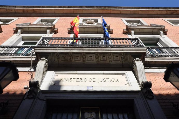 Archivo - Edificio de la sede del Ministerio de Justicia.