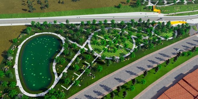 Diseño para el parque de Vistalegre, en Utrera (Sevilla).