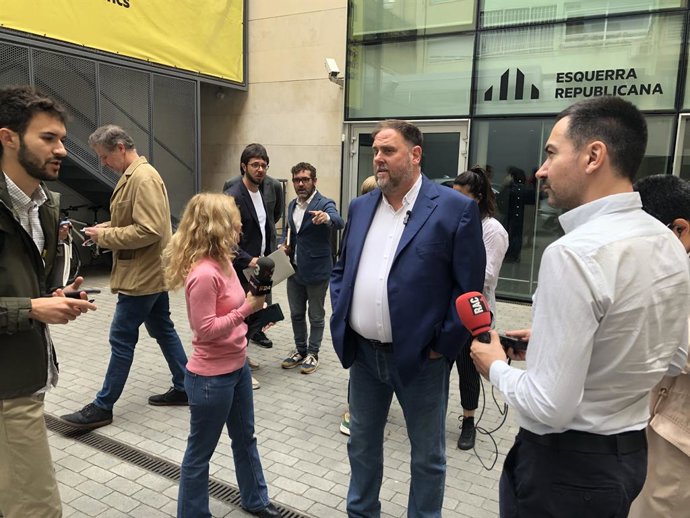 El líder d'ERC, Oriol Junqueras