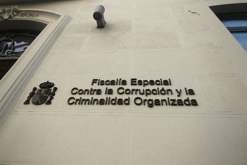 Archivo - Fachada de la Fiscalía Anticorrupción