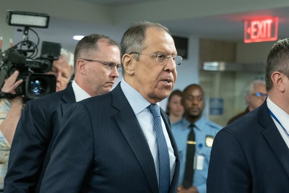 El ministro de Asuntos Exteriores de Rusia, Sergey Lavrov.