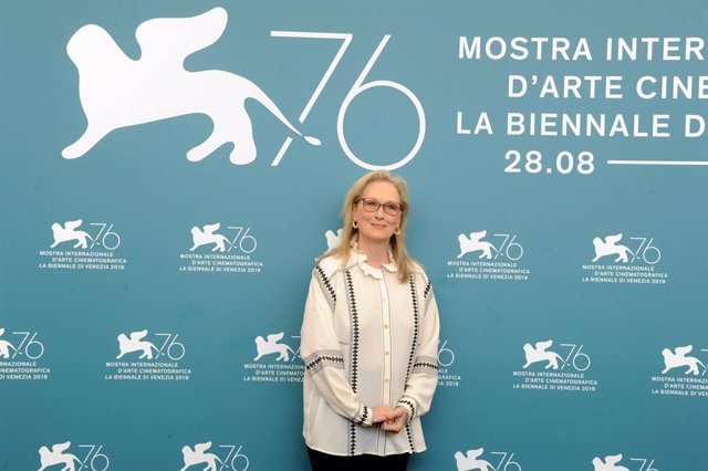 Archivo - 01 September 2019, Italy, Venice: American actress Meryl Streep attends the photocall for the film 'The Laundromat' during the 76th Venice International Film Festival. Photo: Piergiorgio Pirrone/Lapresse via ZUMA Press/dpa