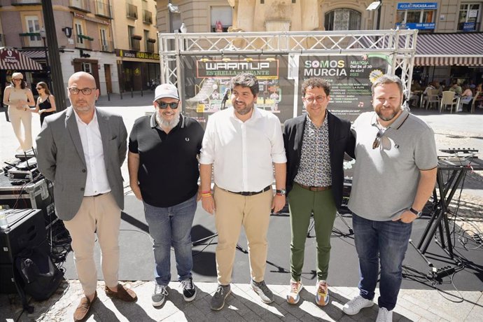Imagen de la presentación del festival musical Warm Up Estrella de Levante