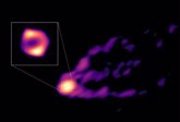 Foto: Primera imagen del agujero negro de M87 y su chorro masivo