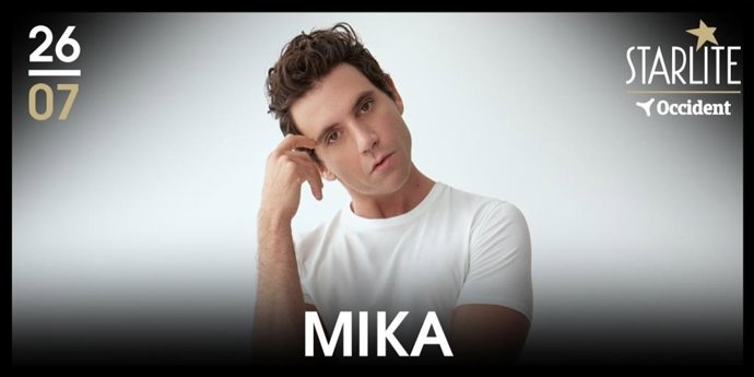 Cartel del concierto de Mika en Starlite
