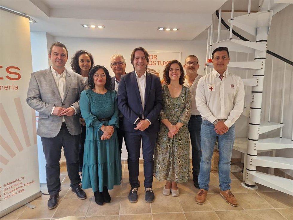 Candidatos de CS al Ayuntamiento de Almería.