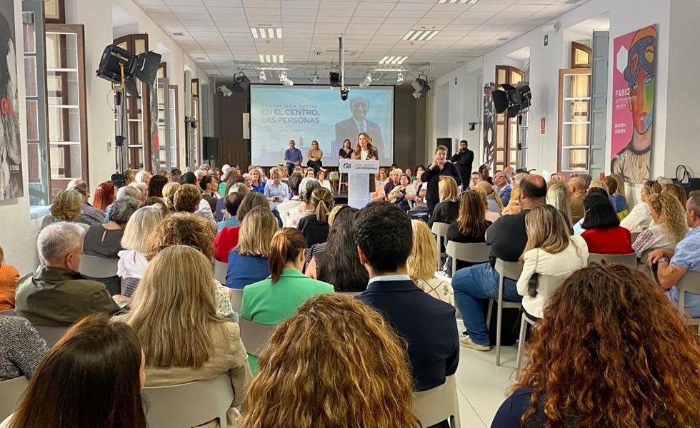 Un momento del acto del PP.