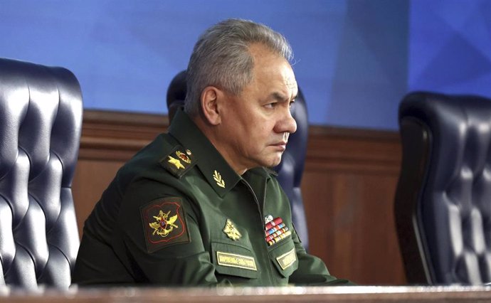 Archivo - El ministro de Defensa de Rusia, Sergei Shoigu