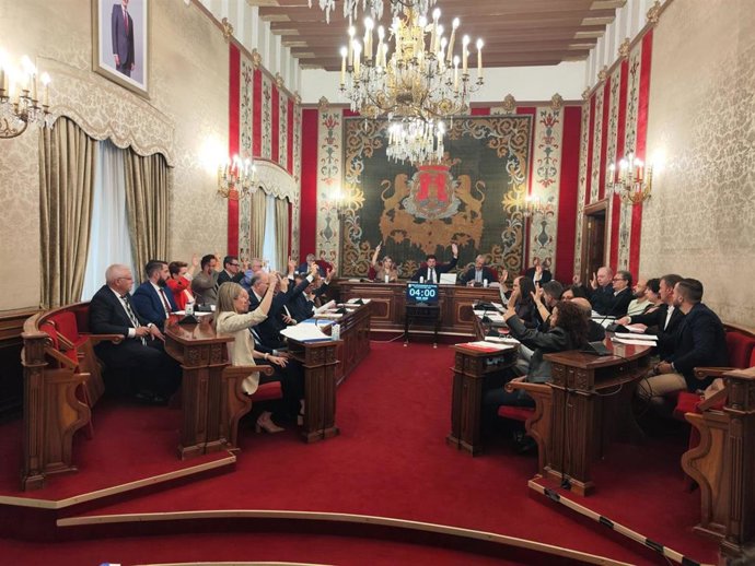 Pleno del Ayuntamiento de Alicante.