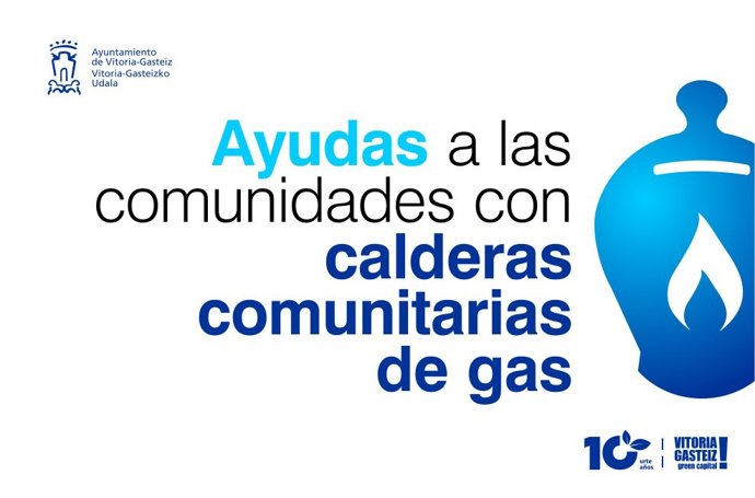 Archivo - Vitoria-Gasteiz destina más de 3 millones de euros al pago de las ayudas económicas a calderas comunitarias de gas