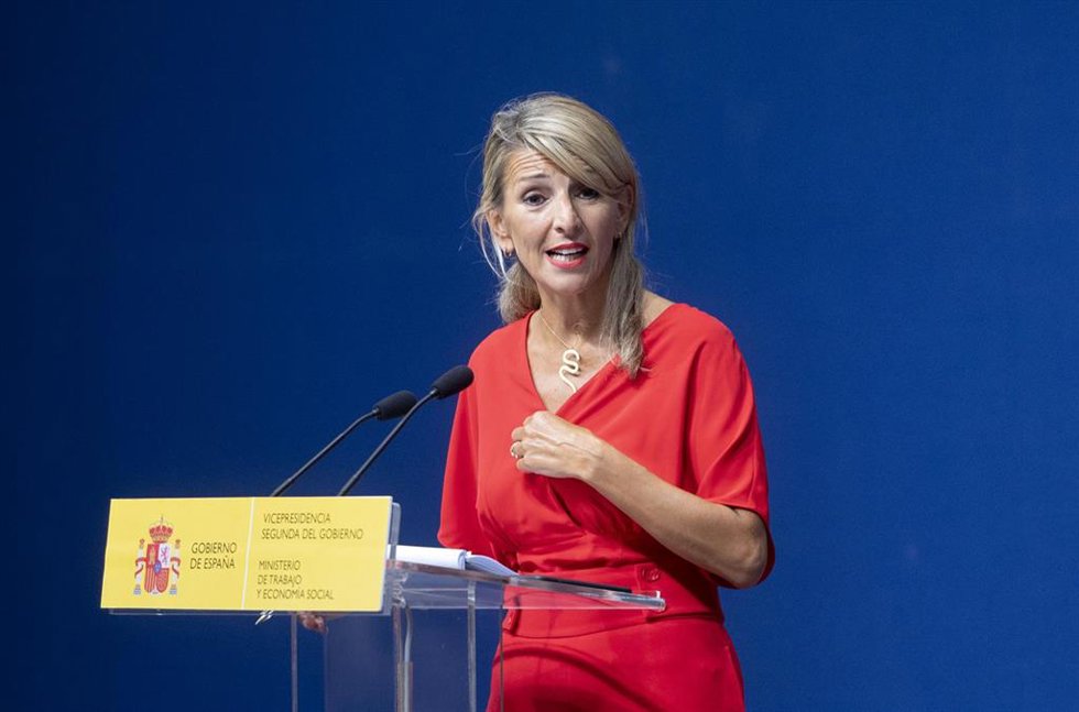 Archivo - La vicepresidenta segunda y Ministra de Trabajo y Economía Social, Yolanda Díaz,en una imagen de archivo.