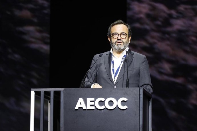 Archivo - El presidente de Aecoc, Ignacio González, durante el acto de clausura de 37 Congreso de Gran Consumo