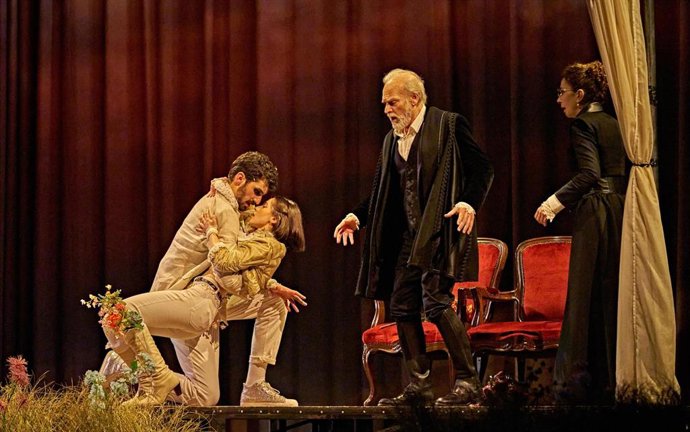 Puesta en escena de 'La discreta enamorada'