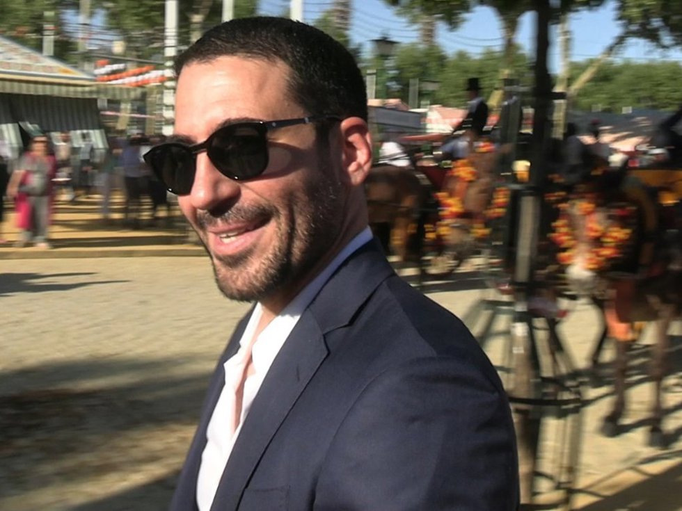 Miguel Ángel Silvestre, en la Feria de Abril