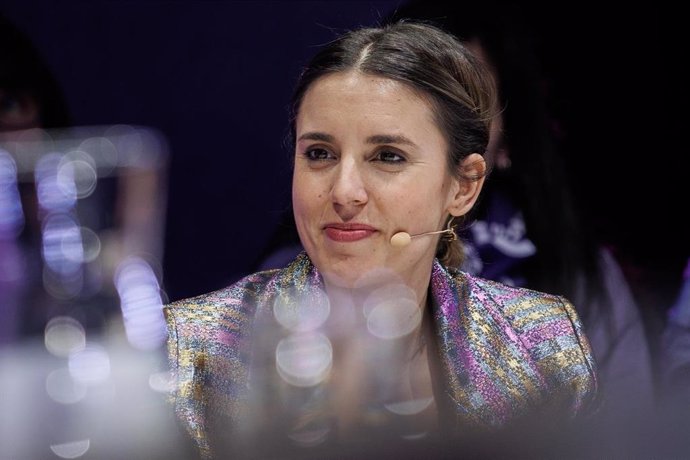 Archivo - La ministra de Igualdad, Irene Montero