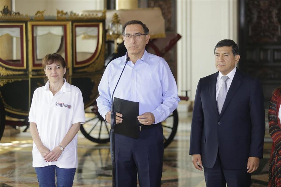 Archivo - El expresidente de Perú Martín Vizcarra.