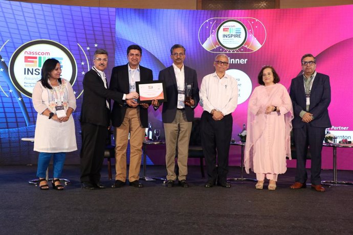 Integras AI-powered product wins the Leadership in Innovation - Tech Products and Platforms Award at the nasscom SME Inspire Awards