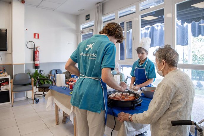 Voluntarios de CaixaBank.