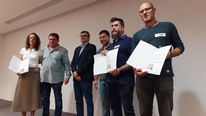 Entrega de carnés a delegados de prevención de riesgos laborales