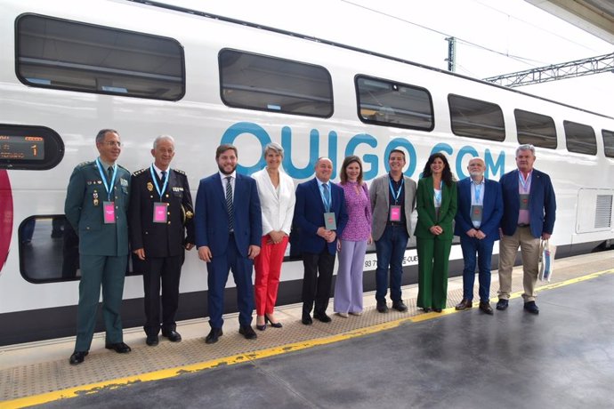 Acto de lanzamiento de la línea Madrid-Alicante del operador ferroviario Ouigo.