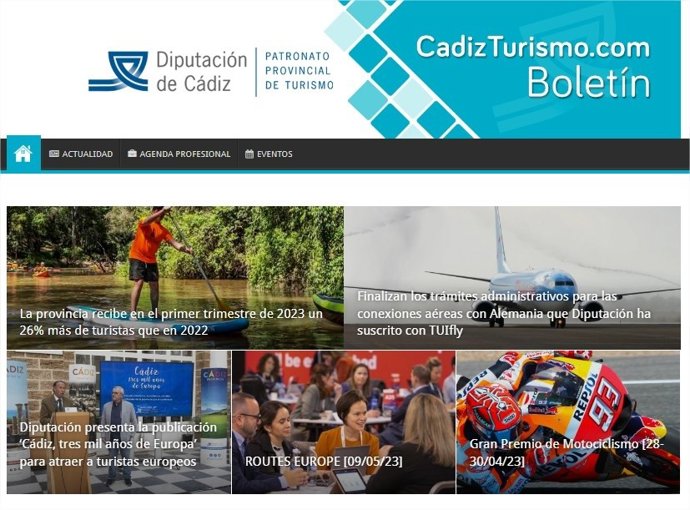 Boletín del Patronato de Turismo de la Diputación de Cádiz