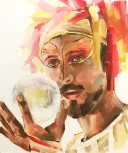 Una de la obras de María José Laplana