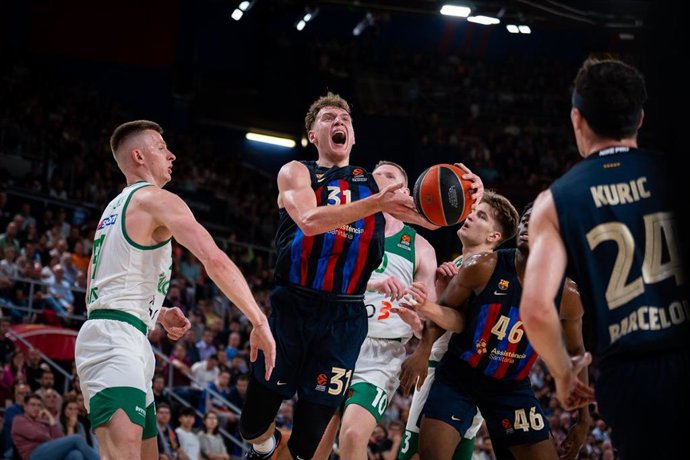 Primer partido entre Bara y Zalgiris Kaunas en el Palau Blaugrana, correspondiente a los 'Playoffs' de la Euroliga 2022-23