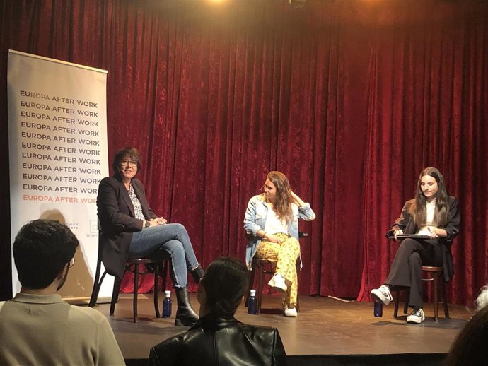 La eurodiputada Diana Riba en el espacio de debate 'Europa After Work'