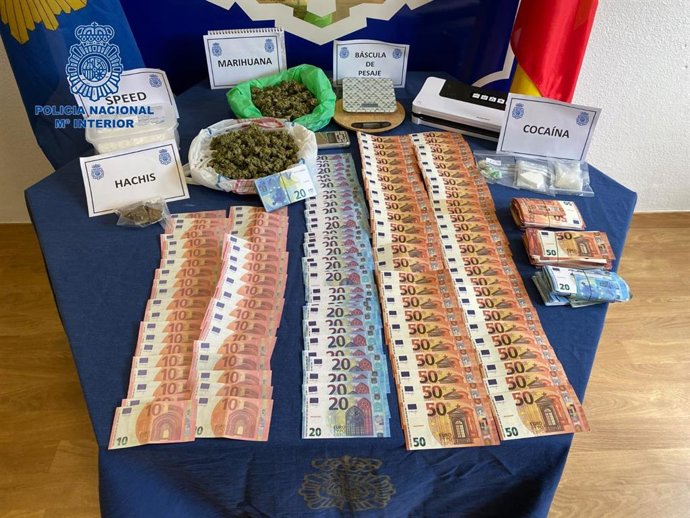 Imagen de las sustancias interceptadas