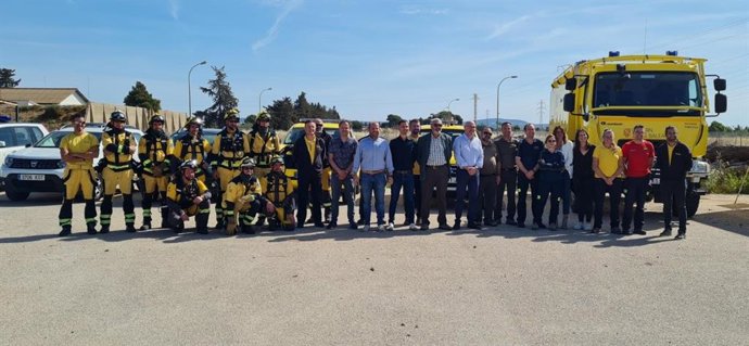 El conseller de Medioambiente, Miquel Mir, asiste a la presentación de la campaña de alto riesgo de incendios forestales en Baleares.