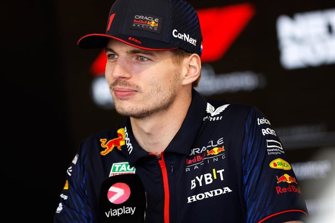 Max Verstappen, en el Gran Premio de Azerbaiyán 2023. 