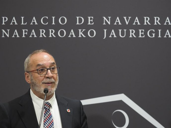 Archivo - El consejero de Universidad, Innovación y Transformación Digital del Gobierno de Navarra, Juan Cruz Cigudosa, asumirá tambié la cartera de Economía y Hacienda tras la salida de Elma Saiz.