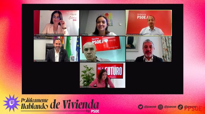 Debate online sobre vivienda del PSOE