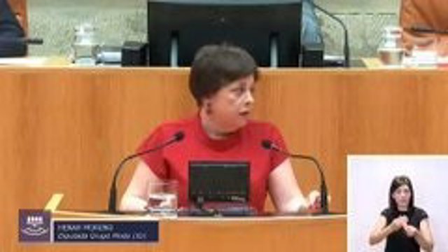 La diputada de IU La Rioja, Henar Moreno