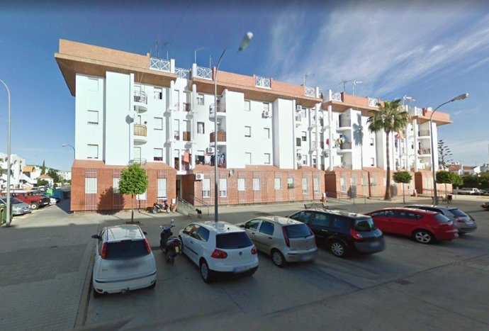 Viviendas de la calle Melilla de Ayamonte (Huelva).