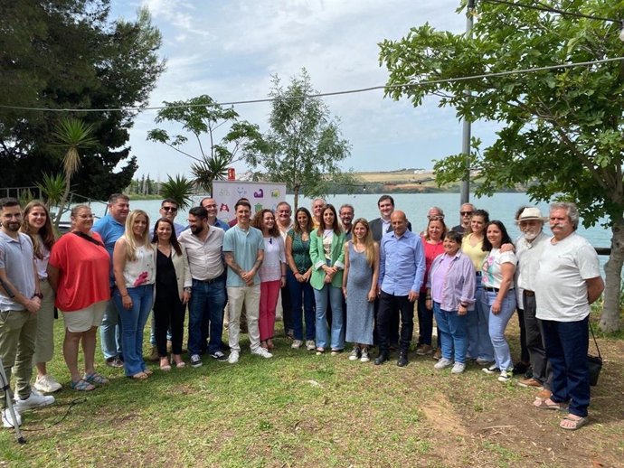 Encuentro de candidatos y cargos públicos de IU en la Sierra de Cádiz, con la participación de la portavoz parlamentaria de Por Andalucía, Inmaculada Nieto.