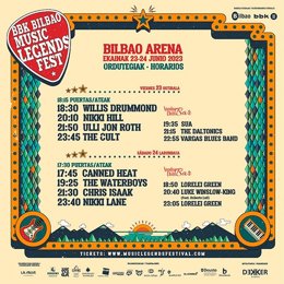 Cartel del BBK Bilbao Music Legends Fest 2023