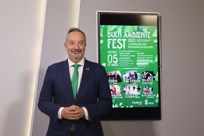 Presentación del 'Buen Ambiente Fest' en el Ayuntamiento de Huelva.