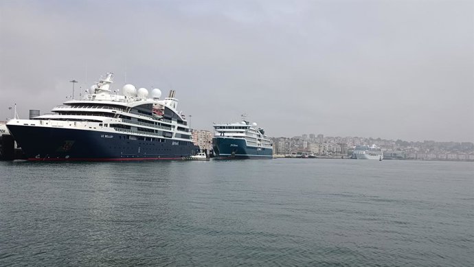 Cruceros de lujo en el Puerto de Santander