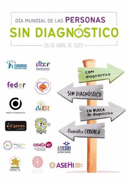 Un total de 14 organizaciones de pacientes se han unido, con motivo del Día Mundial de las Personas Sin Diagnóstico, que se celebra este viernes